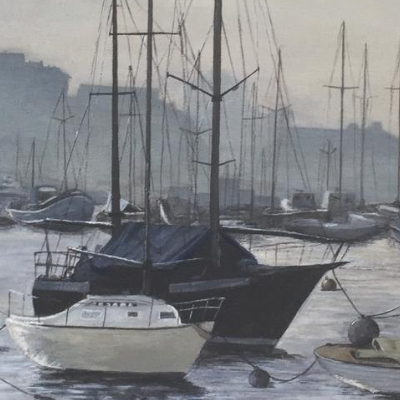Seascape Boats in a harbour